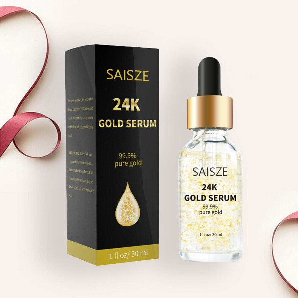 Collagen 24K Gold Oil Serum Hyaluronic Acid Skin Firming Anti Aging Serum - 1 fl oz