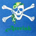 thumbnail image 3 of CafePress - Arrish Irish Pirate Skull And Crossbones T Shirt - Womens Football Shirt, 3 of 4