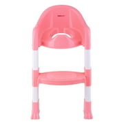 Angle View: Baby Kids Toddler Potty Training Toilet Trainer Safety Seat Chair Step Ladder