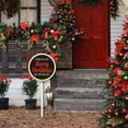 thumbnail image 2 of Eveokoki Yard Sign with Stakes Wish You A Christmas Sign Colorful Patio Yard Decorations for Holiday Party Home Lawn Pathway Walkway Decorations Supplies, 9.2x9.2Inch, 2 of 4