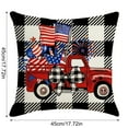 thumbnail image 2 of 250 Anniversary Usa 4Th Of July 4Th Of Patriotic Blue Red Pillow Covers 1616 Set Of 2, Fourth Independence Star Print Decorative Throw Pillowcases Outdoor Memorial Day Cushion Cases Couch, 2 of 7