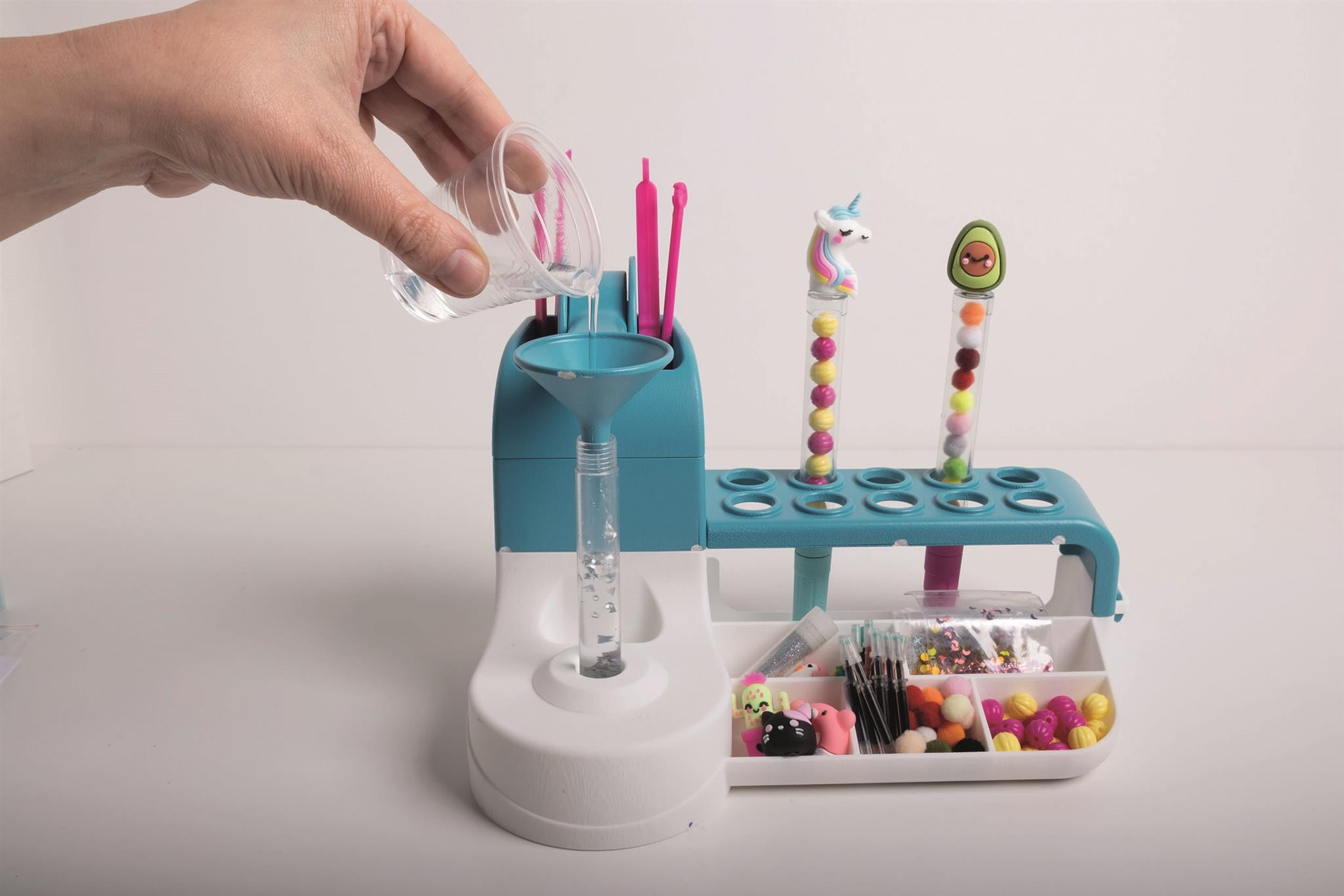 Clementoni, Pen Creator Studio: Personalized Pen Making Kit for Kids, Arts & Crafts Kits, Multicolor, 50+ Accessories for 10 Customisable Pen (6+ Years)