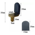 thumbnail image 3 of Sheng Yi Home Improvement,Hardware,Bronze Shelf Pins 40 L-Clips /4 Inch Shelf Support Nails Closet Divider Nails, 3 of 10