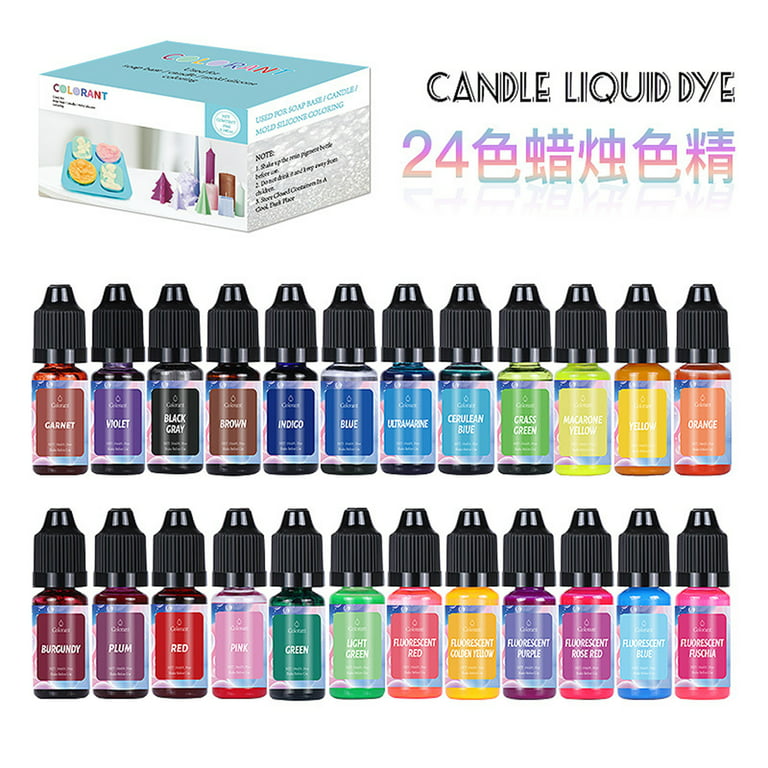  18 Pcs Candle Dye for Soy Candles Candle Making Dye Natural  Candle Dye Soy Wax Candle Dying Candle Wax Dye Candle Color Dye for Soy Wax  Candle Dye Blocks Candle Molds