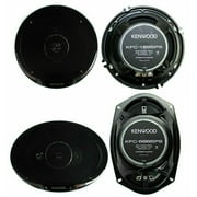 Kenwood KFC-C6895PS 360W 6x8" 3-Way Black Car Audio Coaxial Speakers