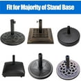 thumbnail image 6 of NOGIS 8 Pcs Umbrella Base Stand Hole Ring Plug Cover and Cap Patio Umbrella Stand Replacement Parts Stand Base Stabilizer Sleeve (for Base Stand), 6 of 7