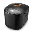 thumbnail image 3 of 2LB Capacity 19-in-1 Automatic Bread Maker, Compact Dough Machine with Nonstick Coating, 3 Crust Options, Perfect for Homemade Bread, 3 of 10