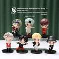 thumbnail image 2 of (Bulletproof Youth League) 3 pcs Korean version creative pendant Q-version cute backpack keychain, 2 of 5