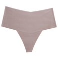 thumbnail image 1 of TrowBridge-bragas de cintura alta para mujer, tangas acogedoras de corte en V, ropa interior de satén de seda sin costuras, lencería Sexy para Fitness, 1 of 4