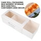 thumbnail image 4 of Caja de envasado de pastel de 10 piezas Caja de almacenamiento de postres Roll roll contenedor Decoración del pastel, 4 of 5