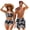 Black Hibiscus, variant on Matching Bathing Suits for Couples American Flag Crisscross Bikini Sets for Women Men Board Shorts Patriotic His and Hers Swimsuits Matching Sets for Beach/Party-XL