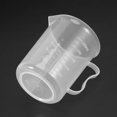 thumbnail image 5 of Measuring Jug 250mL Graduated Beaker Clear White Plastic Cup, 5 of 5