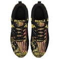 thumbnail image 2 of American Flag By Birth Christian By The Grace Of God Running Shoes Sneakers Mesh Black Size 11.5, 2 of 5