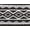 Black/ Silver, variant on CAP AMERICA USA- Made Diamond Knit Cuff