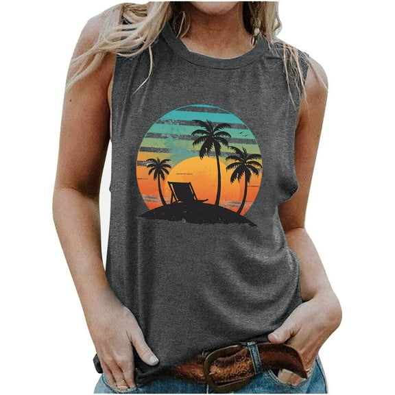 gbyLJF Womens Shapewear Tank Top Half Tank Tops for Women Plus Size Summer Tank Tops Workout Crop Tank Tops Dark Gray XXL