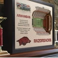 thumbnail image 2 of YouTheFan NCAA Arkansas Razorbacks FB 25-Layer Stadiumview Wall Art, 2 of 5