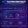 thumbnail image 5 of Gaming Headset with Mic for PS4 PS5 PC Xbox One Switch,Gamer Headphones Video Game Computer Gaming Headsets with Noise Cancelling Microphone Gaming Head Set Laptop Accessories,Black, 5 of 8