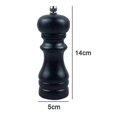 thumbnail image 2 of Pepper Grinder Wooden Stainless Steel Core Manual Freshly Ground, 2 of 5