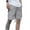 Gray, variant on ZKCCNUK Mens Shorts Casual Summer Casual Solid Color Pockets Drawstring Elastic Waist and Comfortable Shorts Cargo Pant S-3XL