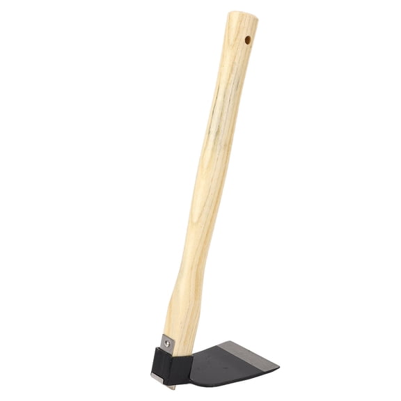 Yajisi Hand Hoe, Ergonomic Wooden Handle Carbon Steel Lightweight Garden Weeding Tool for Home, 15.75 x 4.72 x 2.76 in
