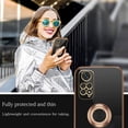 thumbnail image 3 of Compatible with Redmi Note 12 Pro Case Silicone TPU Shockproof Redmi Note 12 Pro 4G Phone Case with Magnetic Ring Kickstand Plating Anti-Scratch Cases (Black), 3 of 14