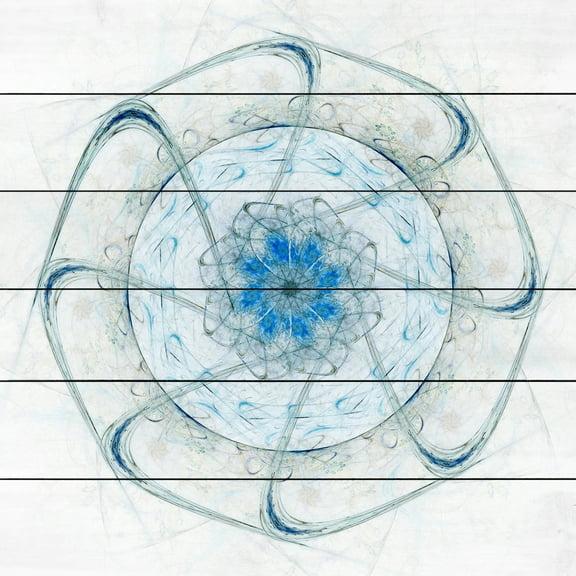 Marmont Hill Undefined Ghost White Wood Wall Art, 18" x 18"