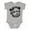 AC-Heather Grey, variant on Inktastic Next Stop Myrtle Beach, South Carolina Boys or Girls Baby Bodysuit