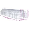 thumbnail image 7 of vidaXL Outdoor Chicken Coop 9.8'x39.4'x6.6' Galvanized Steel, 7 of 7