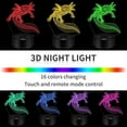 thumbnail image 2 of YSTIAN Axolotl Gifts 3D Axolotl Night Light 3D Illusion Lamp - 16 Colors Changing with Remote Kids Bedroom Decor - Birthday Christmas Gifts for Boys Girls, 2 of 8
