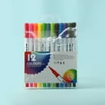 thumbnail image 2 of Matoen Acrylic Paint Pens Markers, 12 Colors Dual Tip Acrylic Paint Pens for Rock Painting, Wood, Canvas, Stone, Glass, Ceramic Surfaces, 2 of 7
