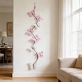 thumbnail image 6 of Artificial Butterfly Garland Decor | 37 Inch Flexible Plastic Vine Multicolor | Removable Decorative Rattan with 12 Lifelike Butterflies for Walls, Arches, Spring Party, Home Accent, 6 of 6