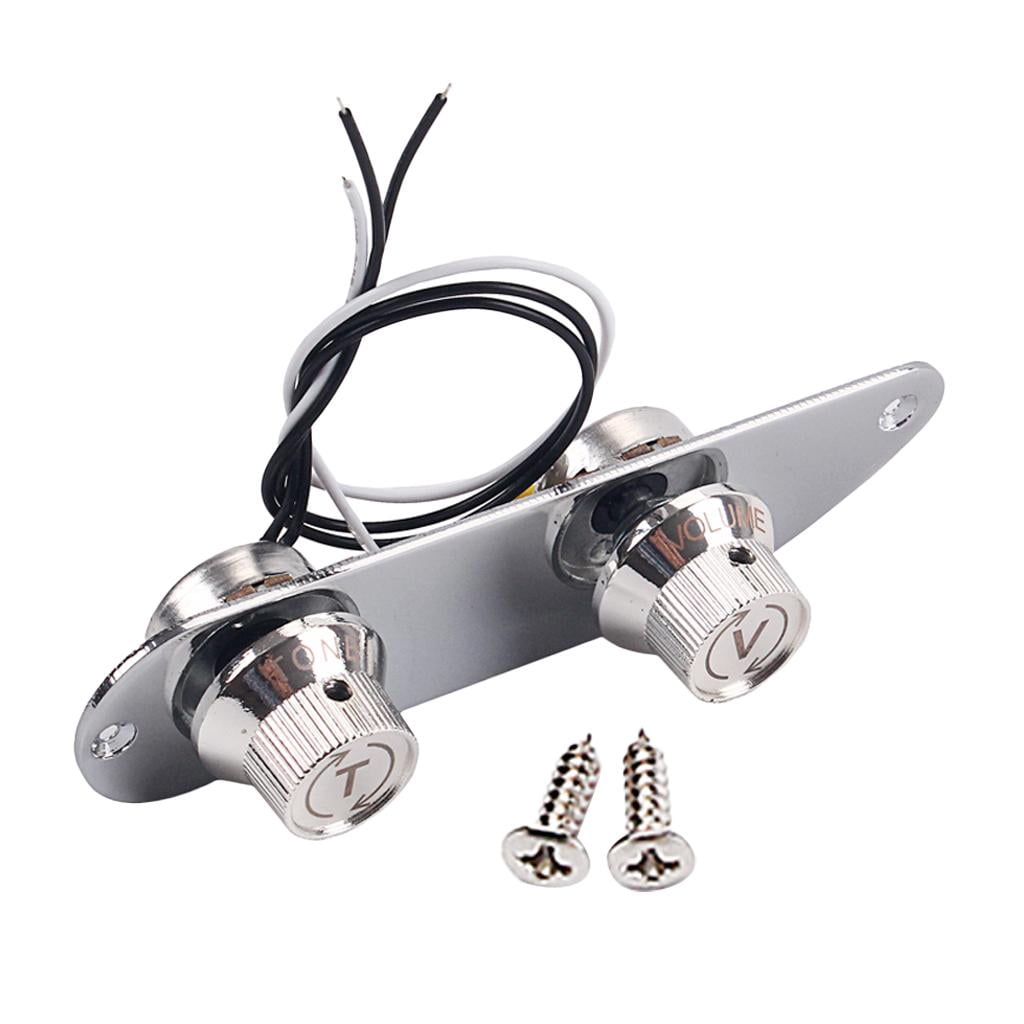 LeeQinersw 2pcs Guitar Loaded Prewired Control Plate for 51 Electric Guitar Accs