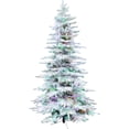 thumbnail image 1 of Árbol de Navidad Fraser Hill Farm de 9 pies con luces y soporte, 1 of 9