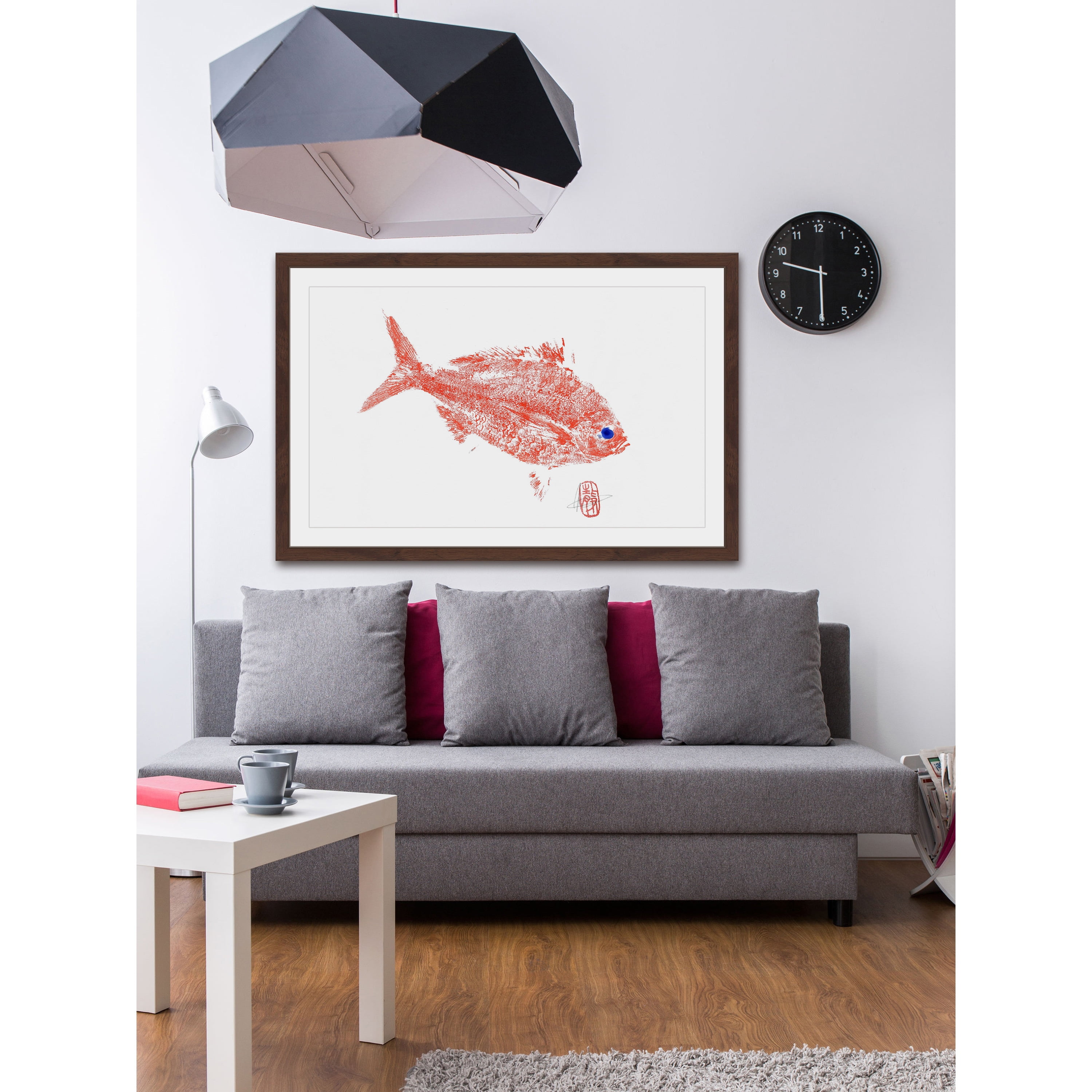 "Red Bream 2" Framed Painting Print