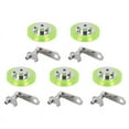 thumbnail image 1 of 5set 200mm Aluminum Polyurethane Industrial Encoder Wheel Measuring Wheel with Type 20mm Aluminum Encoder Bracket,5 x Encoder Mounting Bracket 15 x fixing screws 10 x locking screw 5 x Encoder wheel, 1 of 8