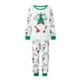 thumbnail image 2 of KelaJuan Christmas Family Pajamas Matching Set Santa Claus Print Long Sleeve Tops and Pants Sleepwear Soft Nightwear, 2 of 7