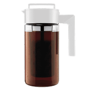 Takeya Cold Brew Coffee Maker with Airtight Lid, 1qt, White