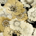 thumbnail image 2 of Bennett, Kate 15x15 White Modern Wood Framed Museum Art Print Titled - Floral Abundance in Gold II, 2 of 4