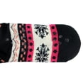 thumbnail image 4 of MySmile 1 Pair Women Men Christmas Slipper Socks Fuzzy Thermal Bed Sherpa Slipper Socks Fleece US 5-11 Christmas Socks Black Rose, 4 of 5