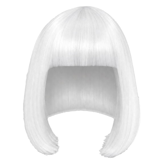 UV Color-Changing Wig Costume Accessory for Adults, White to Pink, Halloween by Way To Celebrate