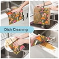 thumbnail image 2 of Yayeee 6 Pack Kitchen Dishcloths for Washing Dishes Soft Absorbent Microfiber Towels, Vibrant Mushroom, 2 of 9