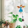 thumbnail image 4 of 4 Uds campana campana colgante decoración para pared ventana fiesta jardín Baoblaze Campana de viento angular, 4 of 7