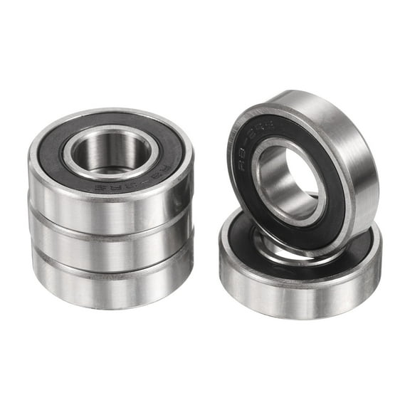 5 Pack R8-2RS Deep Groove Ball Bearings 1/2" ID x 1-1/8" OD x 5/16" Height  ABEC3
