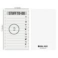thumbnail image 2 of Inkdotpot Pack Of 2 Daily Planner List Undated Notepads, Memo Pad To-Do List Tear Off List Pad- Organizer- Scheduler- Organize Tasks (50 Sheets Each)-F9, 2 of 7