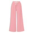 thumbnail image 5 of Krdevn Womens Pants - Women's Wide Legged Beach Leggings Casual Vacation Pants,Pants for Women,Size:M, 5 of 5