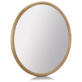 thumbnail image 4 of Bouclair Miroir Rond Naturel à Cadre en Bois, 4 of 9