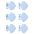thumbnail image 1 of Guardoinrt 6pcs Power Plug Socket Holder Wall Adhesive Hanger Wall Storage Hook Home Office White 1Set, 1 of 6