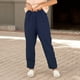 thumbnail image 2 of Pantalones Con Botones de Pierna Ancha Para Mujer, Informales, Sueltos, de Algodón Y Lino, A La Moda Odeerbi ODB-6, 2 of 5
