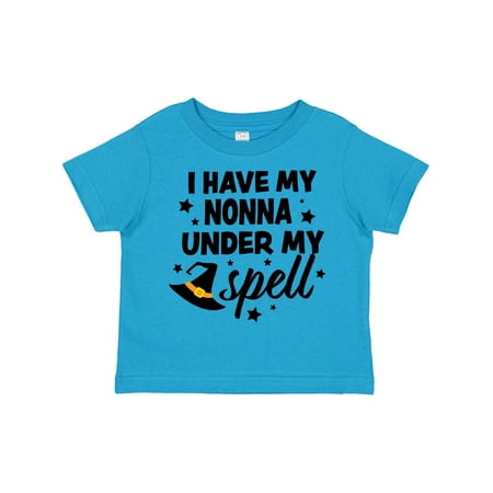 

Inktastic I Have My Nonna Under My Spell with Cute Witch Hat Gift Toddler Boy or Toddler Girl T-Shirt