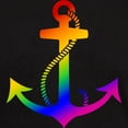 thumbnail image 3 of CafePress - Rainbow Anchor T Shirt - Men's Classic Graphic Cotton T-Shirt, 3 of 4